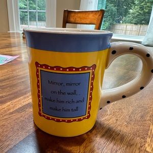 Tumbleweed pottery mug “mirror mirror on the wall”